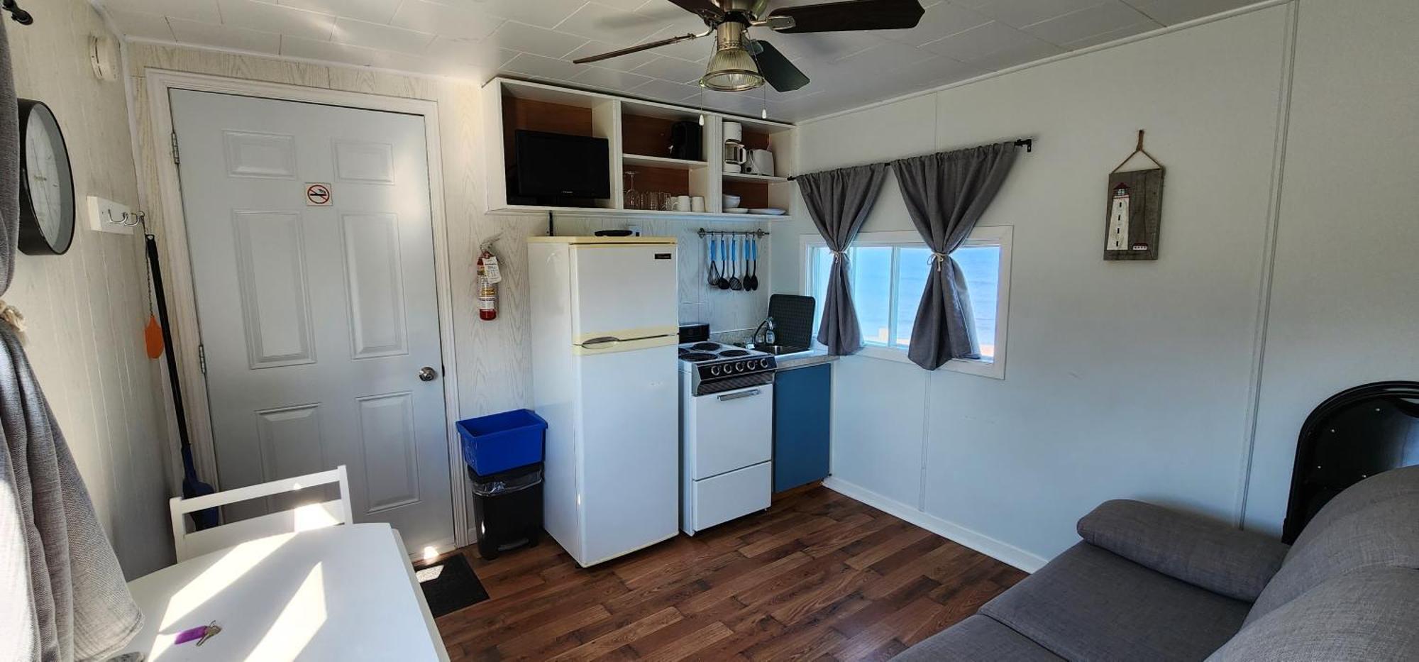 Les Cabines Sur Mer Cap-des-Rosiers Kamer foto