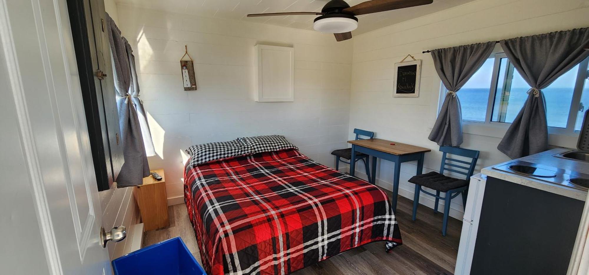 Les Cabines Sur Mer Cap-des-Rosiers Kamer foto