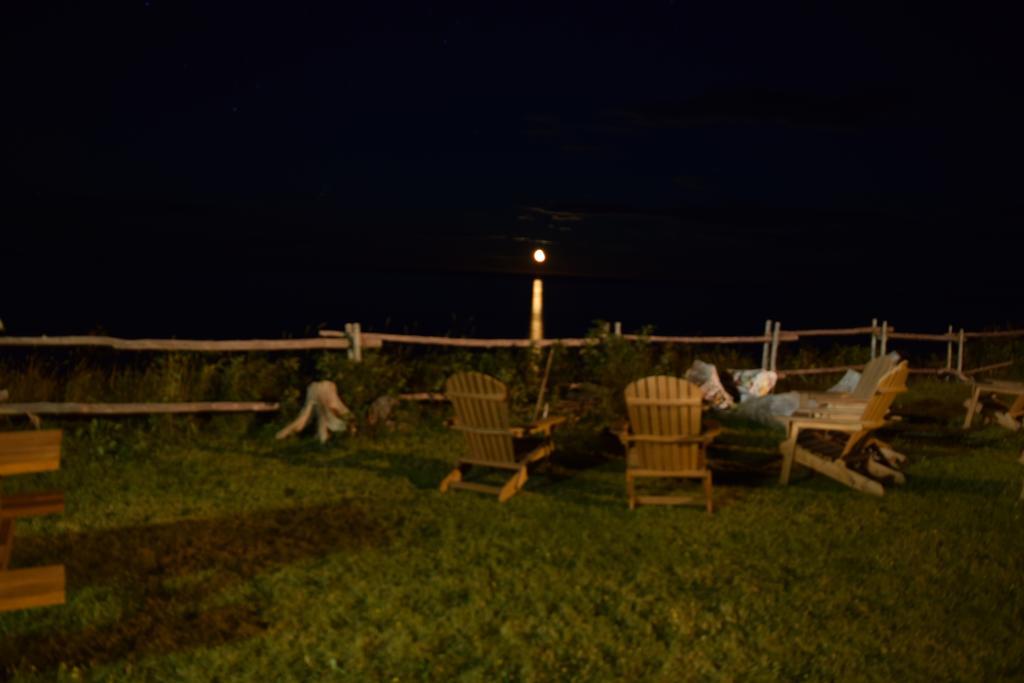 Les Cabines Sur Mer Cap-des-Rosiers Buitenkant foto
